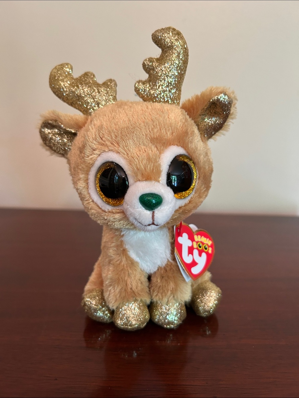 Ty Beanie Boo Glitzy the Christmas Reindeer 2018